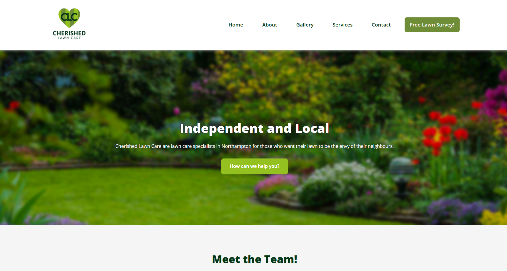 Cherished Lawn Care Website