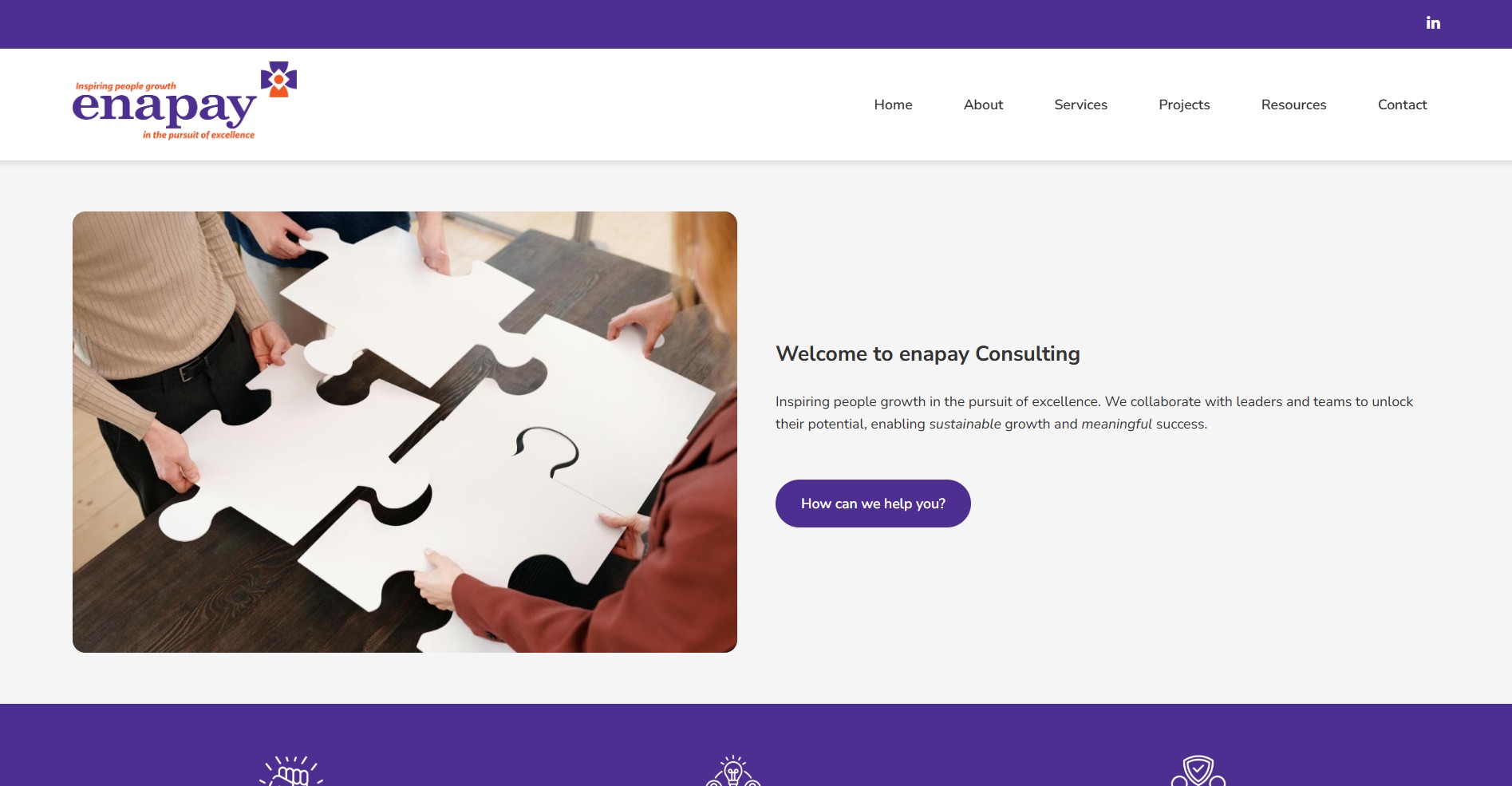 Enapay Consulting LTD. Website